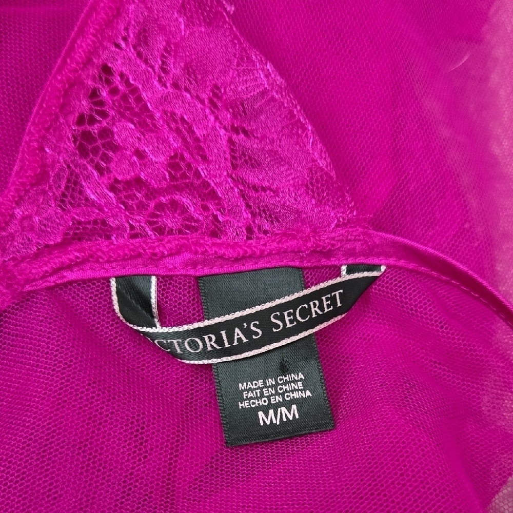 Victoria's Secret Elegant Pink Lace Nightgown Size‎ Medium - Picture 6 of 6